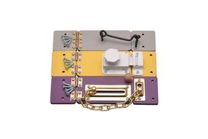 Дверной комплект с защелками для платы управления. Zabawki Sensoryczne