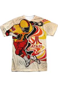 Футболка Atari Football с коротким рукавом для взрослых из полиэстера Gildan, белый