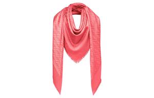 Шаль женская розовая FENDI