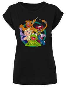 Футболка F4NT4STIC T-Shirt Disney Die Muppets Group Circle, черный