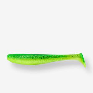 CAPERLAN Резиновая приманка Yubari Fatshad с неоново-зеленым аттрактантом