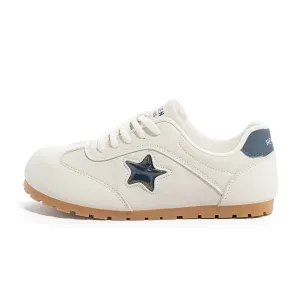 Humanism 1986 Женские легкие низкие повседневные туфли с устойчивым к истиранию покрытием бежево-голубые, цвет Beige Blue