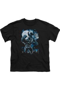 Футболка с коротким рукавом Batman Moonlight Bat для детей Gildan, черный