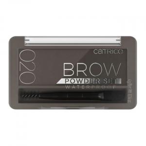 Набор пудры для бровей, водостойкие тени для бровей Catrice, цвет 020 ash brown, 4 гр