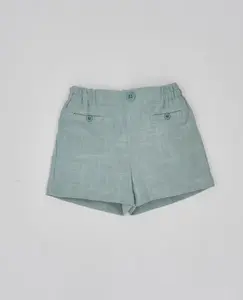 Детские бермуды с эластичной талией и фальш-карманами Fina Ejerique, бирюзовый