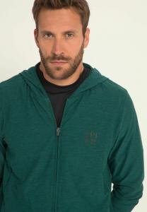 Толстовка на молнии JP1880, темно-зеленый