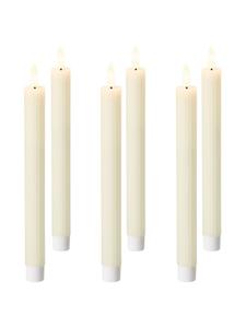 Beliani Набор из 6 светодиодных украшений цвета сапфир, белого цвета