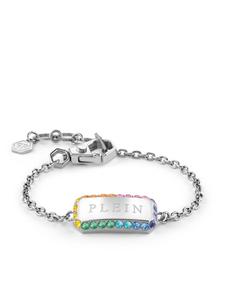Браслет Crystal Tag Philipp Plein, серебряный