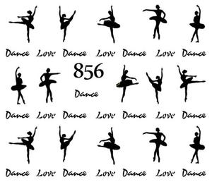 Водные наклейки для ногтей - №856, Raisin