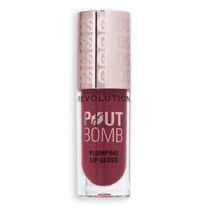 Блеск для губ pout bomb plumping gloss milky sheer holo Revolution, rose pink, объем 5 мл