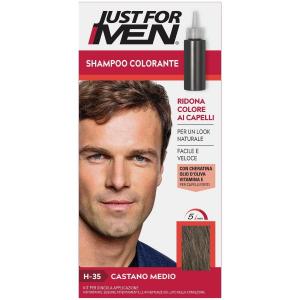 Just For Men, Шампунь-краситель, H35 Средне-коричневый