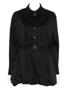 Рубашка с поясом Su, черный