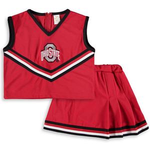 Комплект из двух предметов для девочек и молодежи Scarlet Ohio State Buckeyes Little King, цвет Osu Red