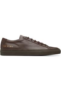 Common Projects Коричневые оригинальные низкие кроссовки Achilles