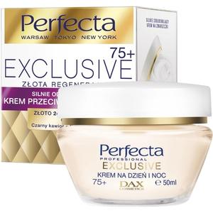 Эксклюзивный Золотой Регенерирующий Крем против морщин с Керамидами для Дня и Ночи 75+ Perfecta