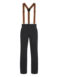 Лыжные брюки с подтяжками Zegna, черный
