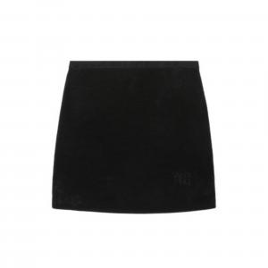 Повседневная короткая юбка женская Alexander Wang, черный