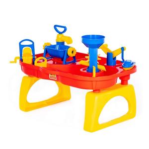 Столик WADER Полесье Водный мир для игры в воде и купания, красный Wader Quality Toys