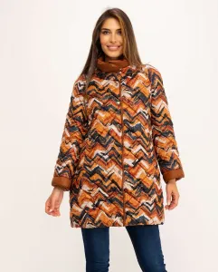 Женская парка с воротником-стойкой и застежкой на кнопки Fsh, мультиколор