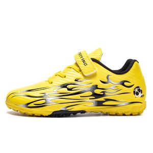 Футбольные бутсы детские с низким верхом, устойчивые к истиранию и скольжению Peter pan, желтый