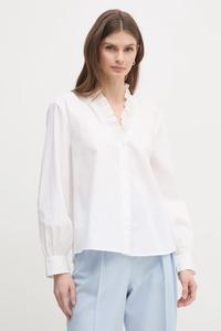 Хлопковая рубашка Tommy Hilfiger, бежевый