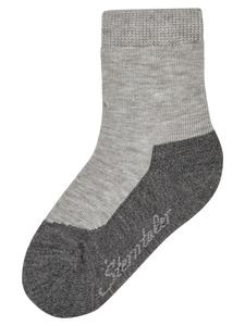 Sterntaler Спортивные короткие носки светло-серого меланжевого цвета