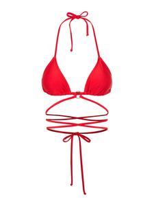 Треугольный топ бикини LSCN by LASCANA Baila, красный
