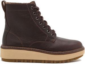 Женские ботинки Clarks Orianna W Lace из темно-коричневой кожи