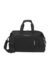 Дорожная сумка, эмблема, отделение на молнии Samsonite, цвет Ozone Black
