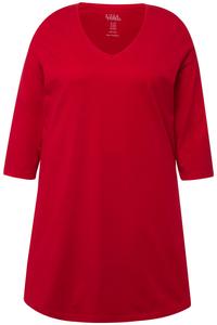 Футболка Ulla Popken Long, цвет salsa