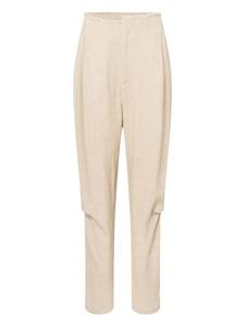 Брюки из органического льна Elena Velez, нейтральный