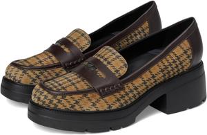 Лоферы Naturalizer Women's Lumos, Olive Houndstooth Suede