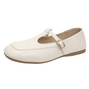 WUJI Платформенные туфли Мэри Джейн для женщин экрю, цвет Ecru