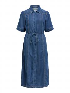 OBJECT Платье-рубашка 'OBJFrame' в синем цвете