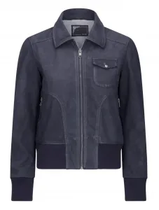 Кожаная куртка-бомбер Truclothing