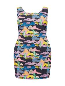 Платье Nasty Gal Plus Cactus, разноцветный