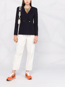 Harris Wharf London двубортный шерстяной блейзер, синий