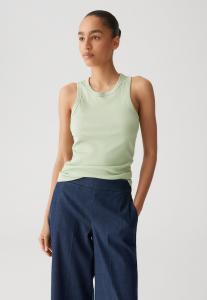 Топ OPUS SLIM FIT RIB, Green Glow/Green