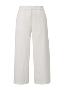 Тканевые брюки s.Oliver BLACK LABEL Wide leg Pants, экрю