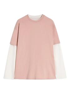 Jil Sander футболка с круглым вырезом, розовый