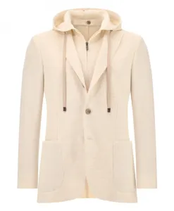 Толстовка-Куртка Madison, изготовленная из эластичной хлопковой смеси. Boggi Milano, бежевый