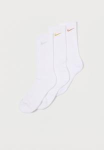 Носки Nike Performance EVERYDAY PLUS CUSH CREW UNISEX 3 PACK, White/Gold-Coloured/Silver-Coloured/Copper-Coloured/White