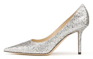 Туфли Jimmy Choo Love High Heels Women's White Silver