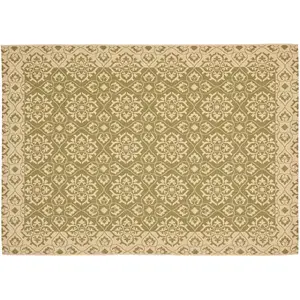 Ковер с цветочным рисунком для внутреннего и наружного использования во дворе Safavieh, мультиколор, 77x153 см