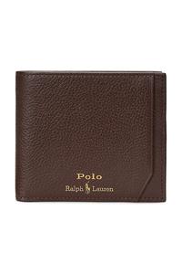 Кожаный кошелек Polo Ralph Lauren, коричневый
