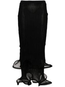 Юбка Kelso с оборками Simkhai, черный