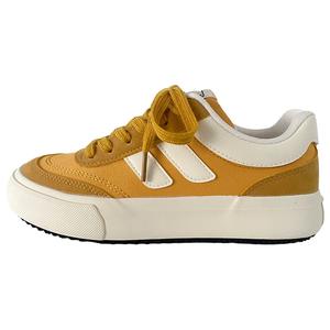 Низкие женские скейтерские кеды JimiXiong, желтый