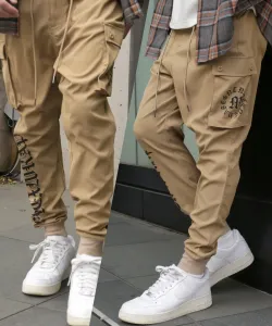 Брюки-карго Sarouel Jogger с логотипом NULL