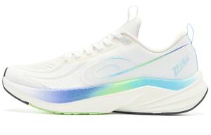 QIAODAN Кроссовки для бега на длинные дистанции с низкой амортизацией, противоскользящие и износостойкие, мужские, белые и синие