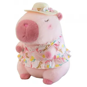 Креативная летняя шапка капибара, капибара в милых солнцезащитных очках, плюшевая кукла капибара крыса, высота 24см/30см/40см OLOEY